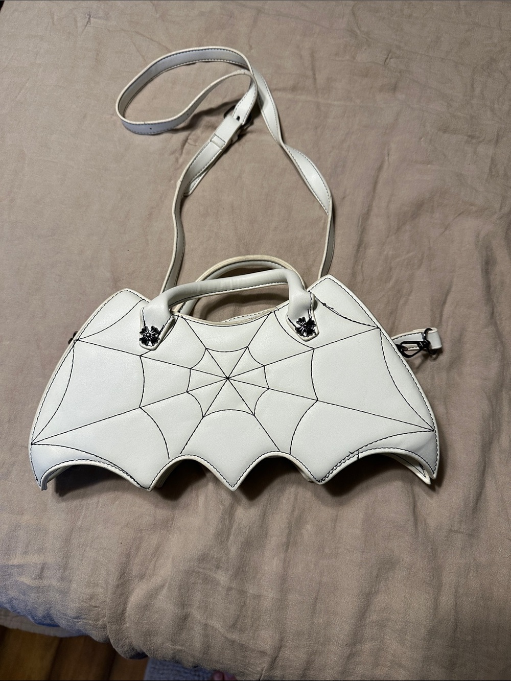 Bat and Web stitching Bag